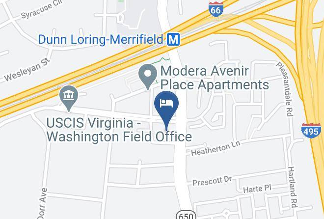 Courtyard By Marriott Dunn Loring Fairfax Map