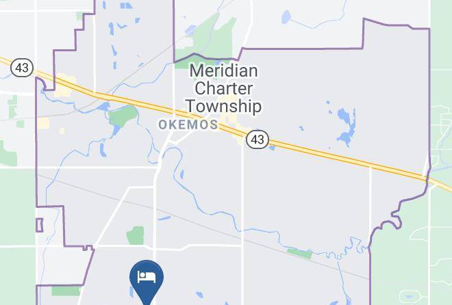 Courtyard By Marriott East Lansing Okemos Map