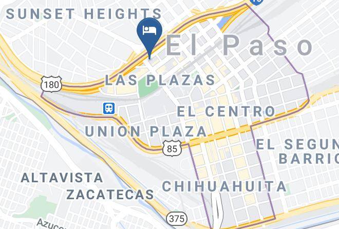 El Paso - Courtyard By Marriott El Paso Downtown Convention Center Maps