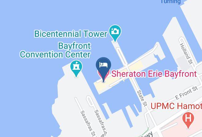 Erie - Sheraton Erie Bayfront Hotel Maps