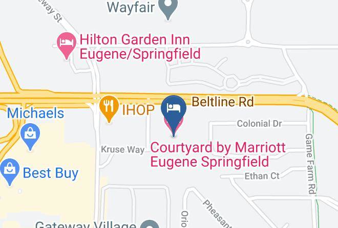 Lane - Courtyard By Marriott Eugene Springfield Maps