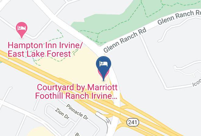 Orange - Courtyard By Marriott Foothill Ranch Irvine East Lake Forest Maps
