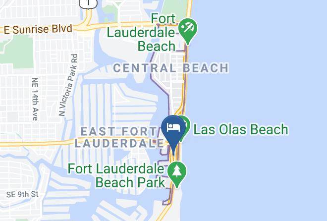 Broward - Courtyard By Marriott Fort Lauderdale Beach Maps