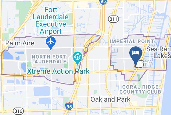 Courtyard By Marriott Fort Lauderdale East Lauderdale By The Sea Map