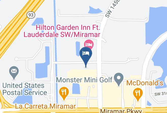Broward - Courtyard By Marriott Fort Lauderdale Sw Miramar Maps
