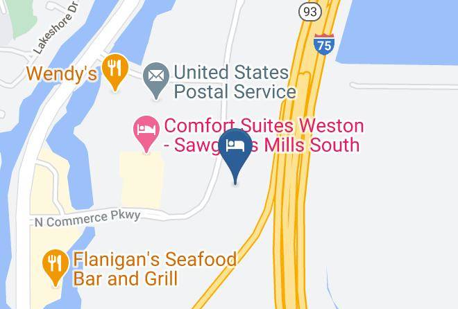 Broward - Courtyard By Marriott Fort Lauderdale Weston Maps