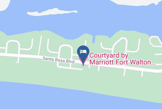 Courtyard By Marriott Fort Walton Beach West Destin Map