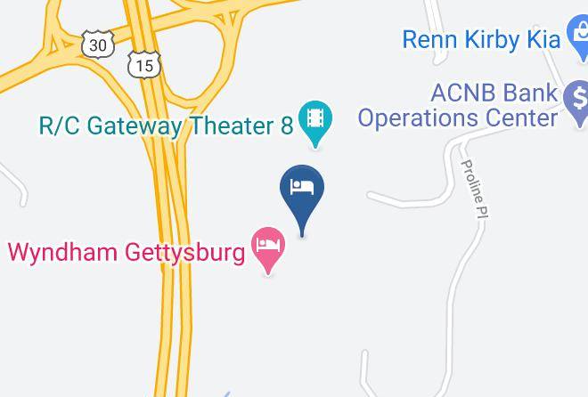 Adams - Courtyard By Marriott Gettysburg Maps