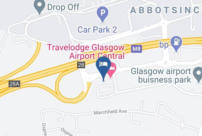 Courtyard By Marriott Glasgow Airport Map