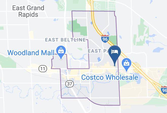 Kent County - Courtyard By Marriott Grand Rapids Airport Maps