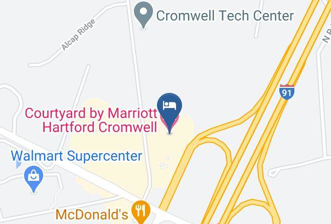 Middlesex - Courtyard By Marriott Hartford Cromwell Maps