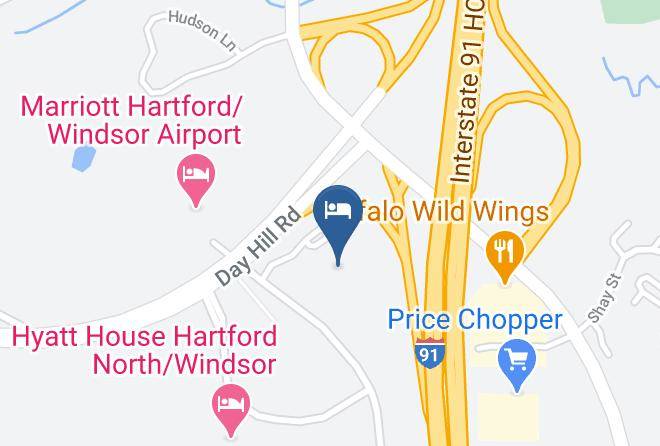 Hartford - Courtyard By Marriott Hartford Windsor Airport Maps