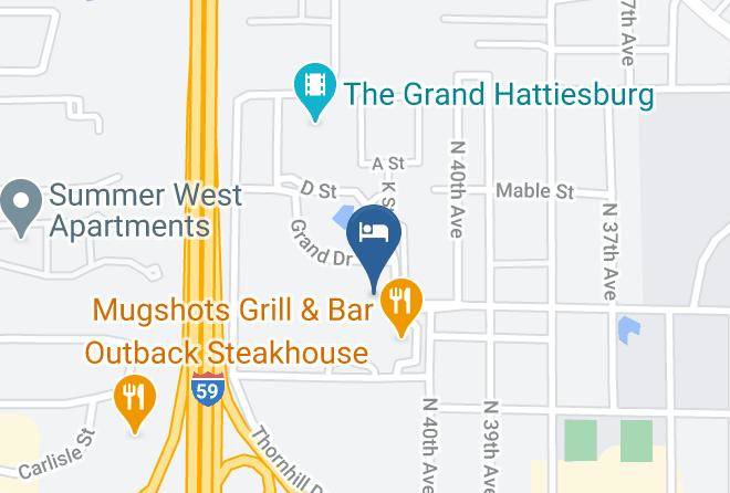 Lamar - Courtyard By Marriott Hattiesburg Maps