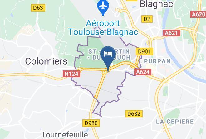 Haute Garonne - Courtyard Toulouse Airport Maps