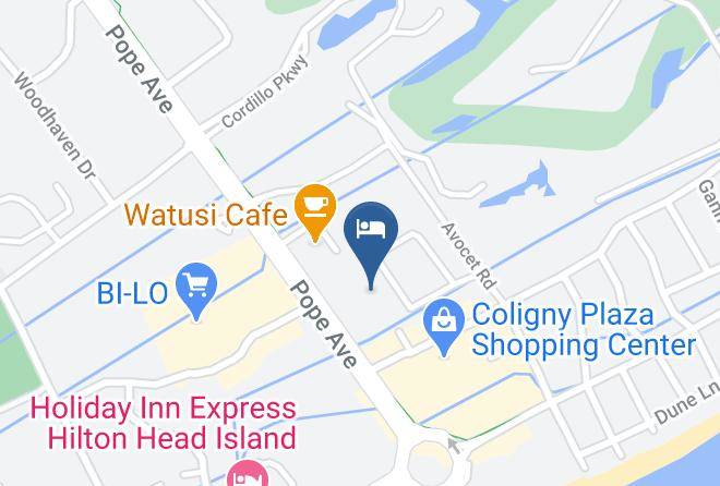 Beaufort - Courtyard By Marriott Hilton Head Island Maps
