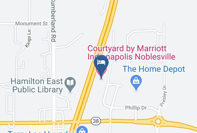 Hamilton - Courtyard By Marriott Indianapolis Noblesville Maps