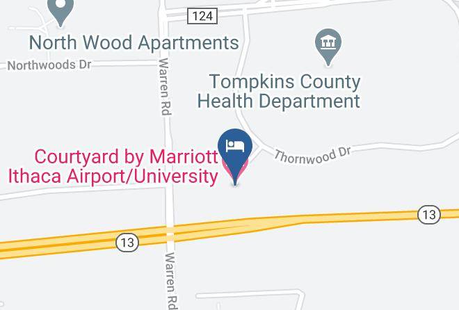 Tompkins - Courtyard By Marriott Ithaca Airport University Maps