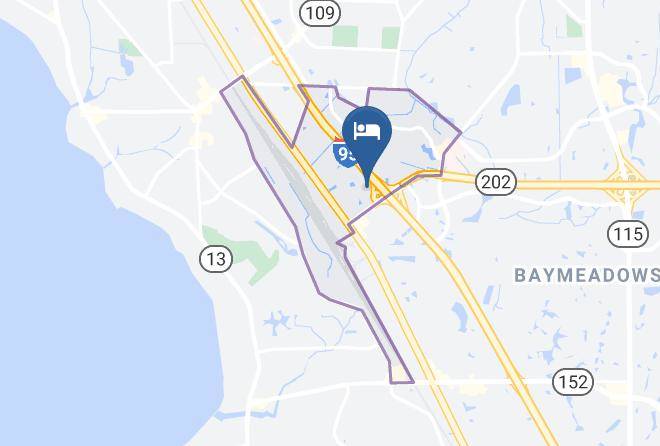 Courtyard By Marriott Jacksonville Butler Boulevard Map