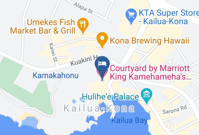 Hawaii - Courtyard By Marriott King Kamehameha's Kona Beach Hotel Maps