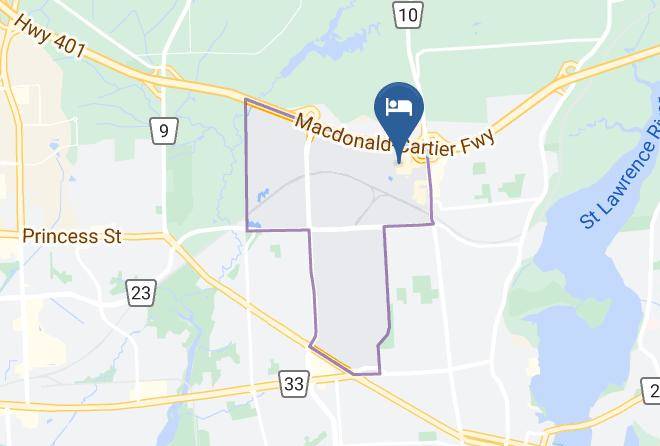Courtyard By Marriott Kingston Highway 401 Division Street Map
