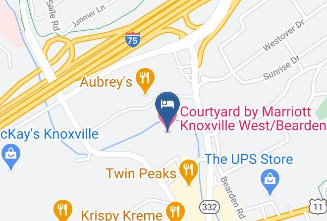 Knox - Courtyard By Marriott Knoxville West Bearden Maps