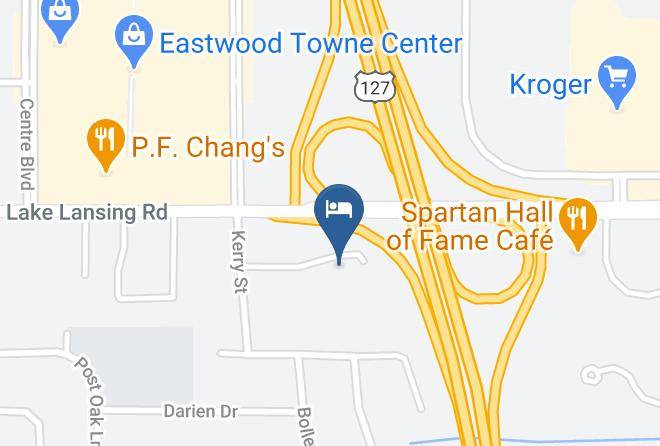 Ingham County Eastside - Courtyard By Marriott Lansing Maps