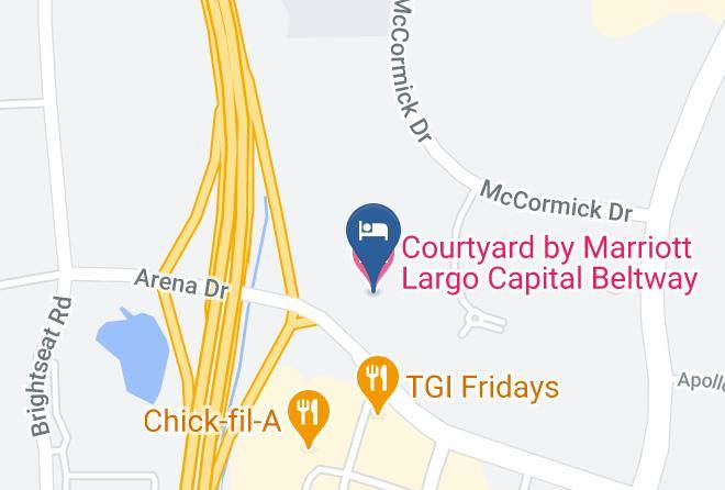 Prince George S - Courtyard By Marriott Largo Capital Beltway Maps