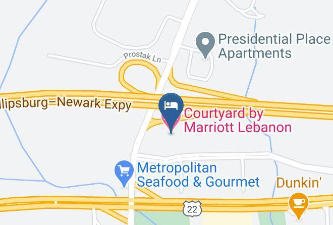 Hunterdon - Courtyard By Marriott Lebanon Maps