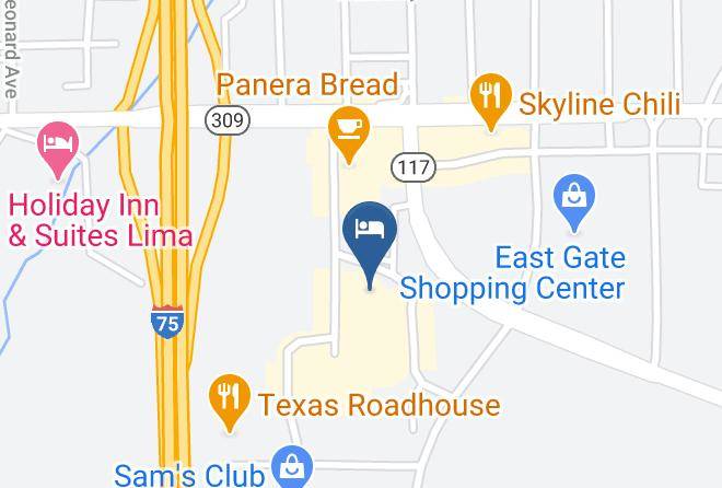 Allen - Courtyard By Marriott Lima Maps