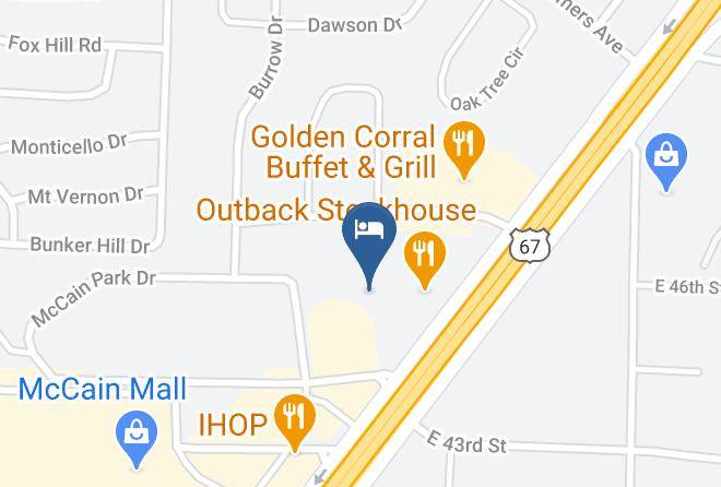 Pulaski - Courtyard By Marriott Little Rock North Maps