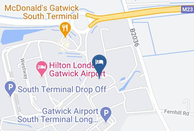Courtyard By Marriott London Gatwick Airport Map