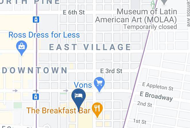 Los Angeles - Courtyard By Marriott Long Beach Downtown Maps