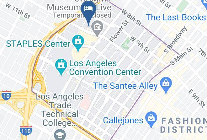Residence Inn By Marriott Los Angeles L A Live Map