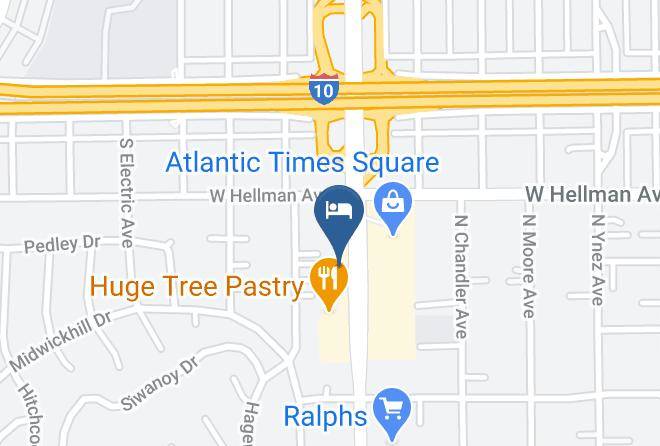 Los Angeles - Courtyard By Marriott Los Angeles Monterey Park Maps