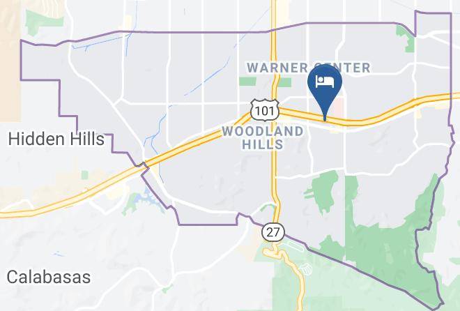 Los Angeles - Courtyard By Marriott Los Angeles Woodland Hills Maps