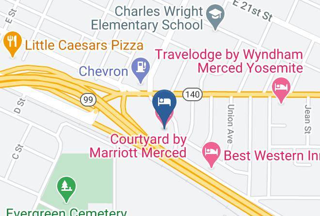 Merced - Courtyard By Marriott Merced Maps