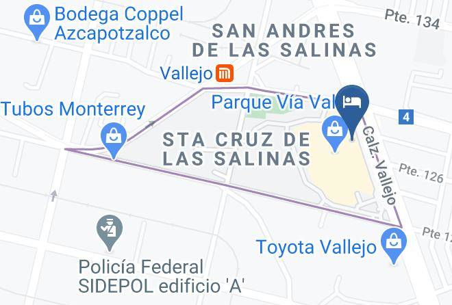 Azcapotzalco - Courtyard By Marriott Mexico City Vallejo Maps