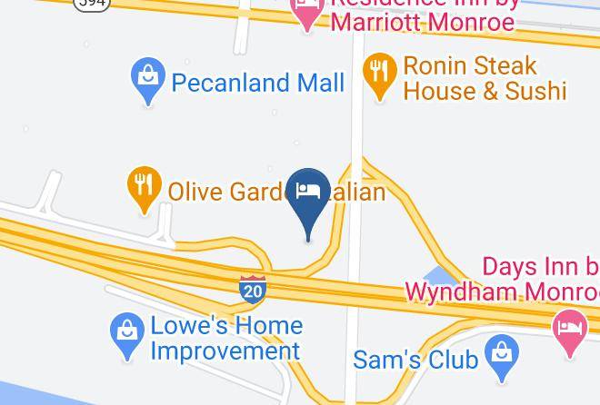 Ouachita Par - Courtyard By Marriott Monroe Airport Maps