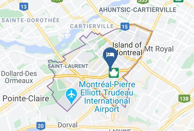 Montreal - Courtyard By Marriott Montreal Airport Maps