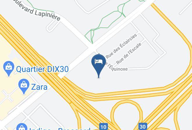 Longueuil - Courtyard By Marriott Montreal Brossard Maps