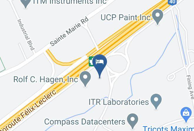 Courtyard By Marriott Montreal West Island Baie Durfe Map