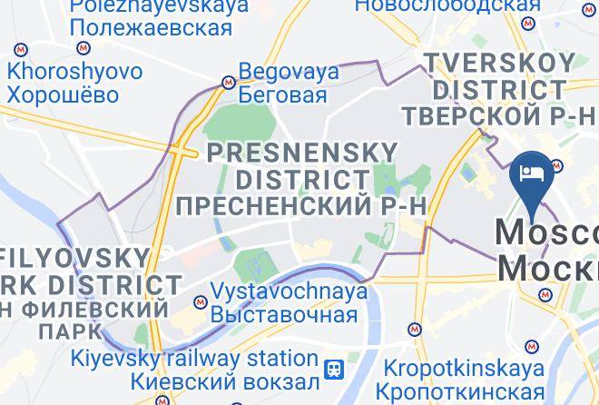 Courtyard By Marriott Moscow City Center Map