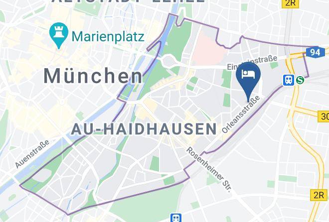 Munich District - Courtyard By Marriott Munchen Ost Maps