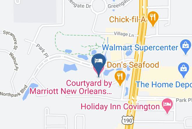 St Tammany Par - Courtyard By Marriott New Orleans Covington Mandeville Maps