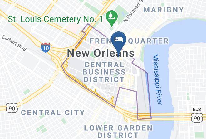 Orleans Par - Courtyard By Marriott New Orleans Downtown Near The French Quarter Maps
