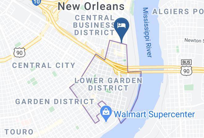 Orleans Par - Courtyard By Marriott New Orleans Downtown Convention Center Maps