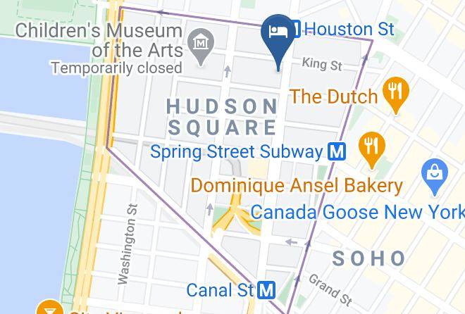 Courtyard By Marriott New York Manhattan Soho Map