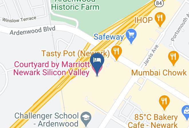 Alameda - Courtyard By Marriott Newark Silicon Valley Maps