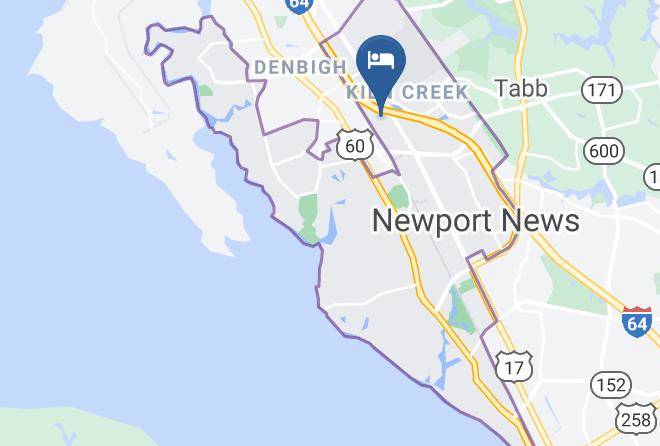 Newport News City - Courtyard By Marriott Newport News Airport Maps
