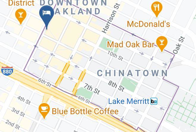 Alameda - Courtyard By Marriott Oakland Downtown Maps